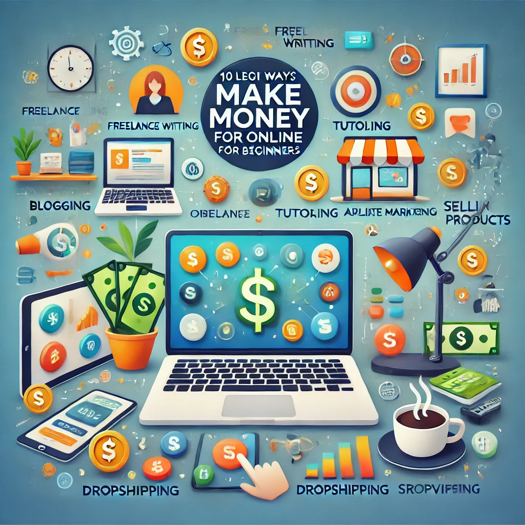 10 Legal Ways to Make Money Online for Beginners