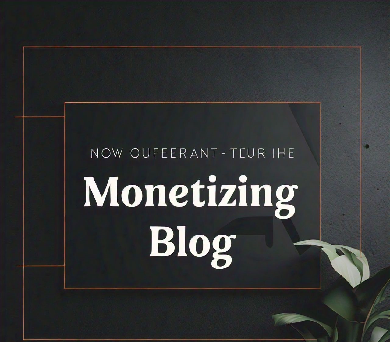 Monetize your Blog